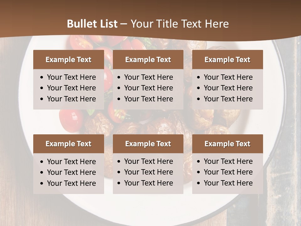 Dinner Boiled Ripe PowerPoint Template