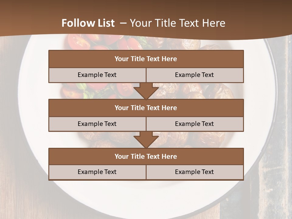 Dinner Boiled Ripe PowerPoint Template