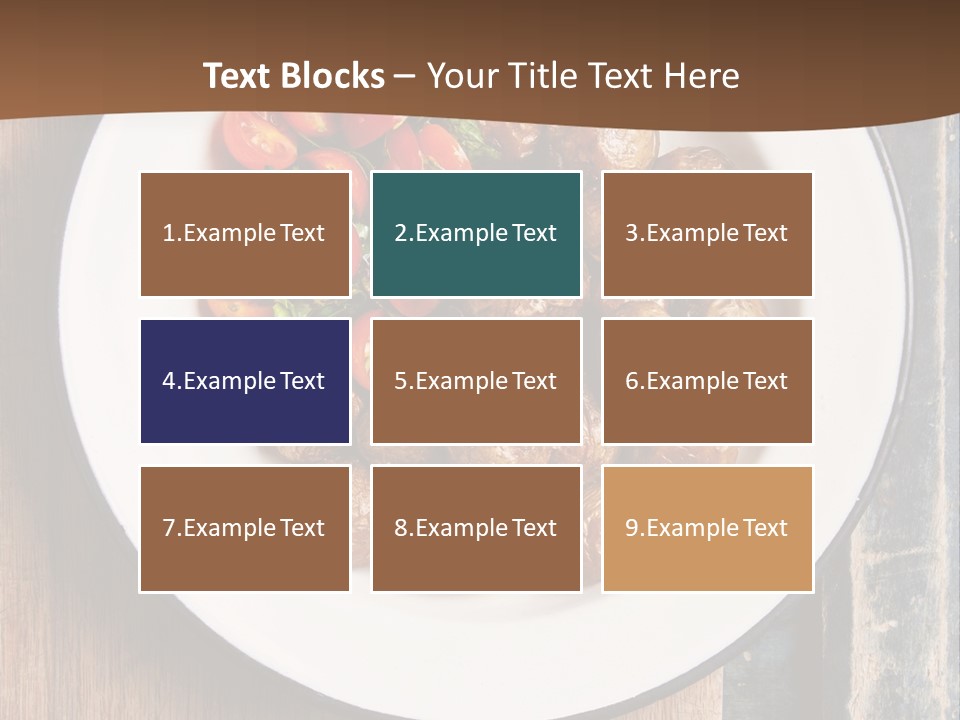 Dinner Boiled Ripe PowerPoint Template