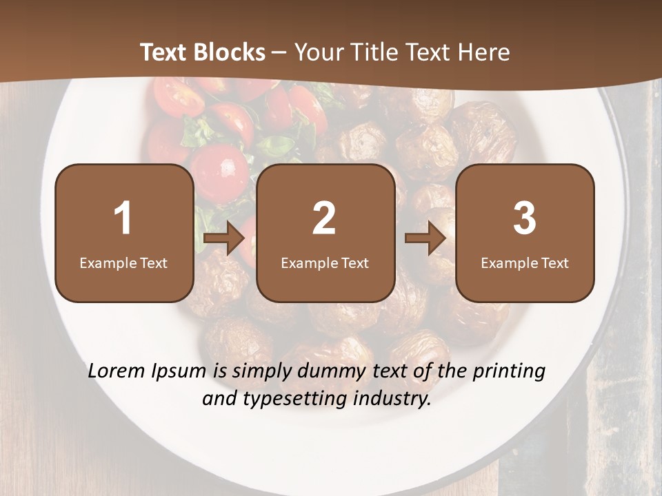 Dinner Boiled Ripe PowerPoint Template