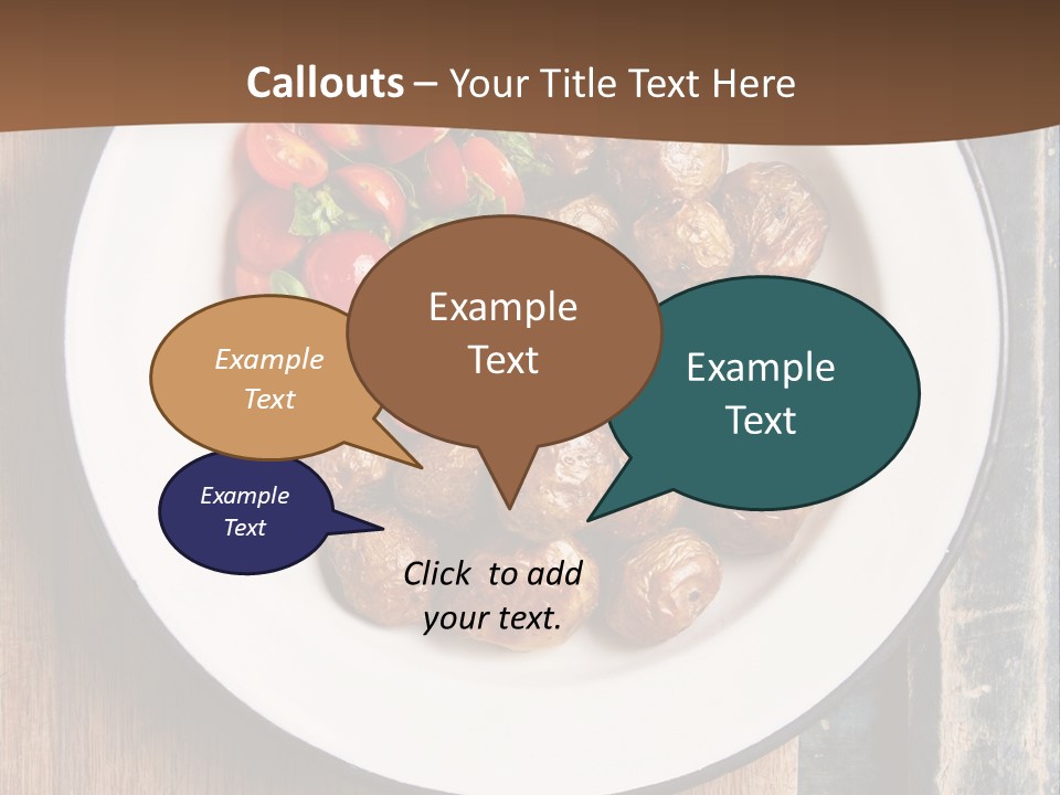 Dinner Boiled Ripe PowerPoint Template