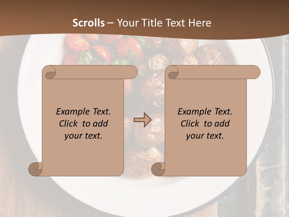 Dinner Boiled Ripe PowerPoint Template