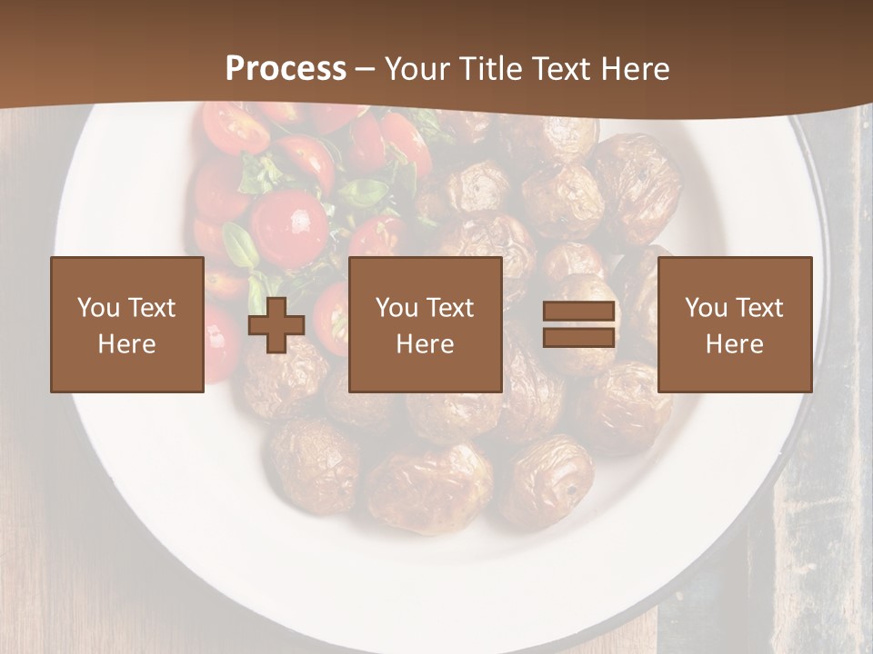 Dinner Boiled Ripe PowerPoint Template