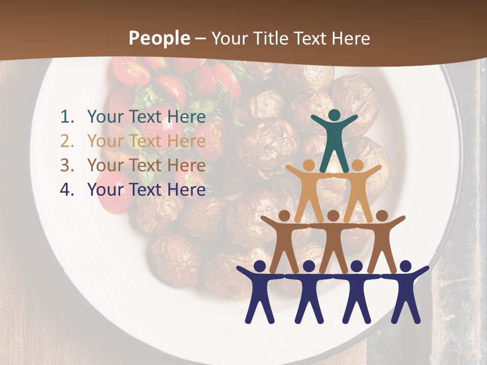 Dinner Boiled Ripe PowerPoint Template