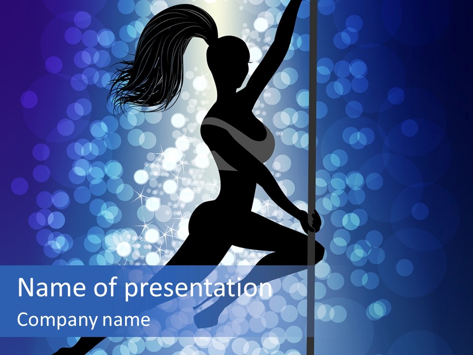 Hair Pole Exercise PowerPoint Template