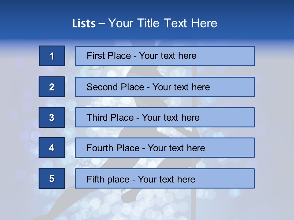 Hair Pole Exercise PowerPoint Template