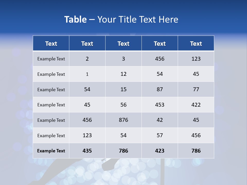 Hair Pole Exercise PowerPoint Template