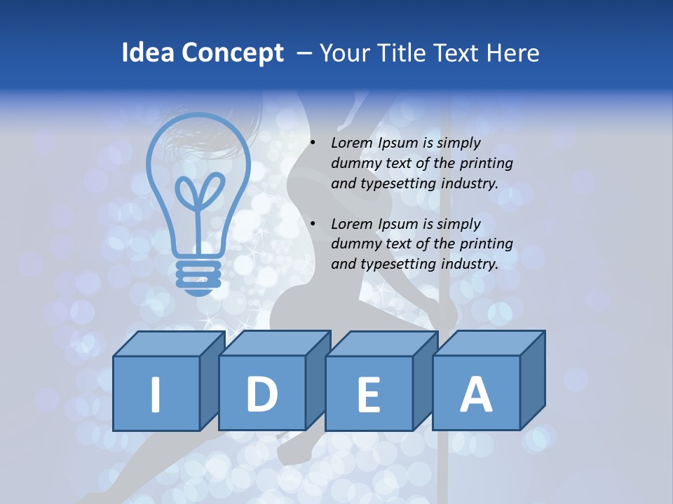 Hair Pole Exercise PowerPoint Template