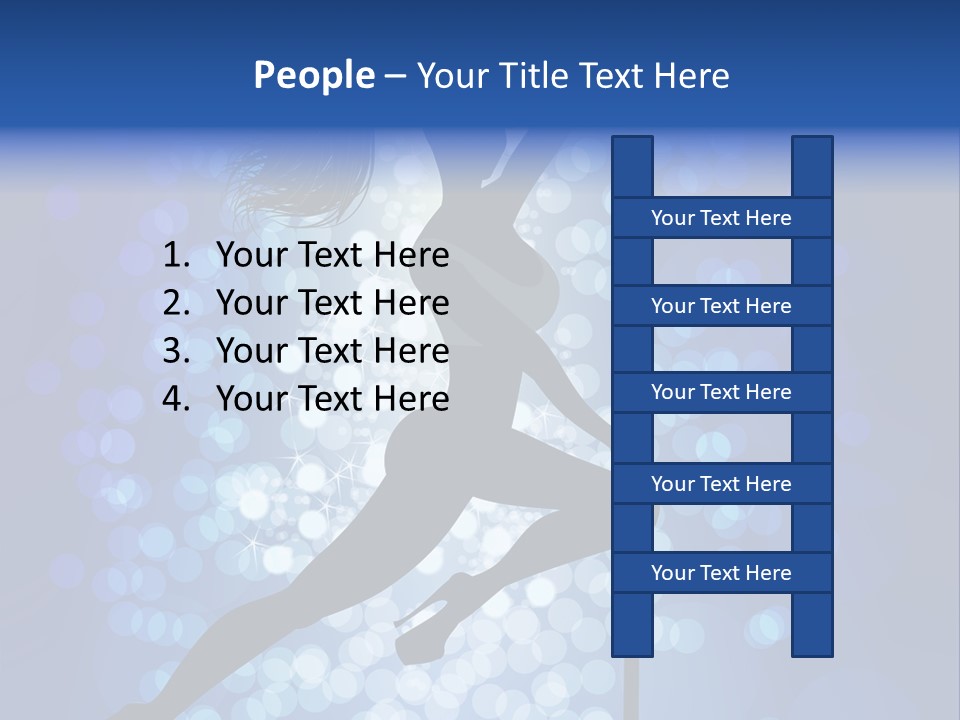 Hair Pole Exercise PowerPoint Template