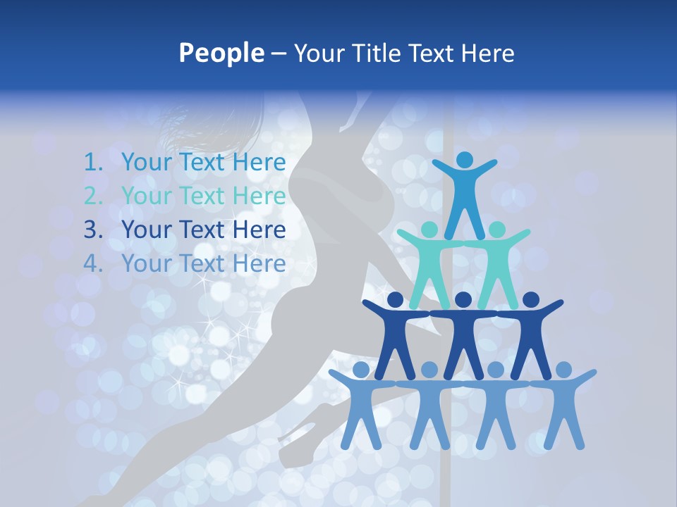 Hair Pole Exercise PowerPoint Template