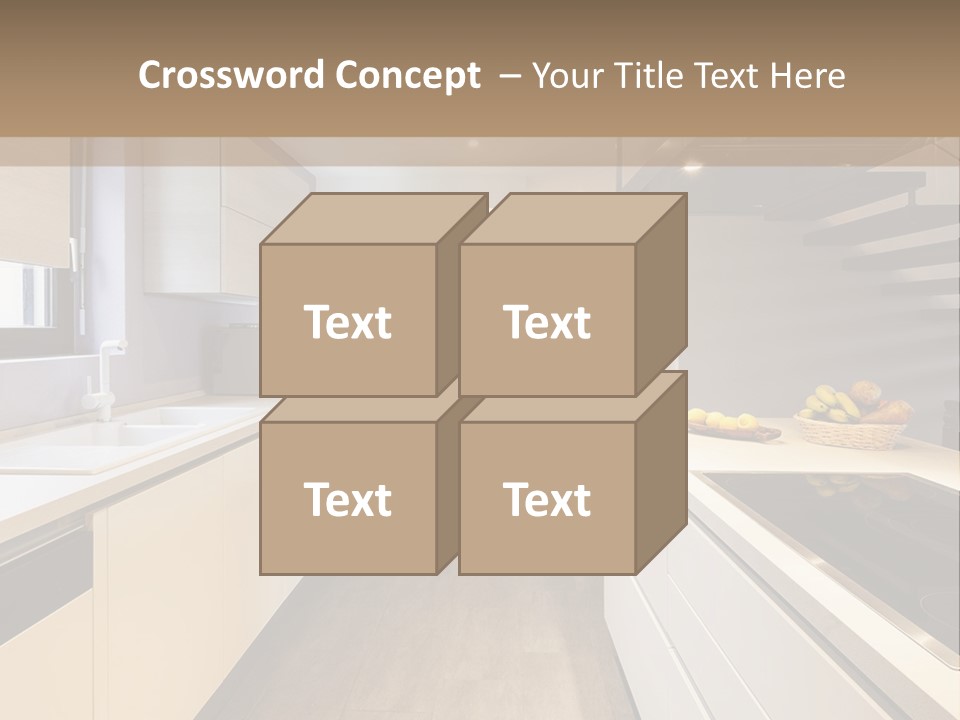 View Wall Flat PowerPoint Template