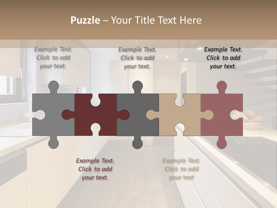 View Wall Flat PowerPoint Template