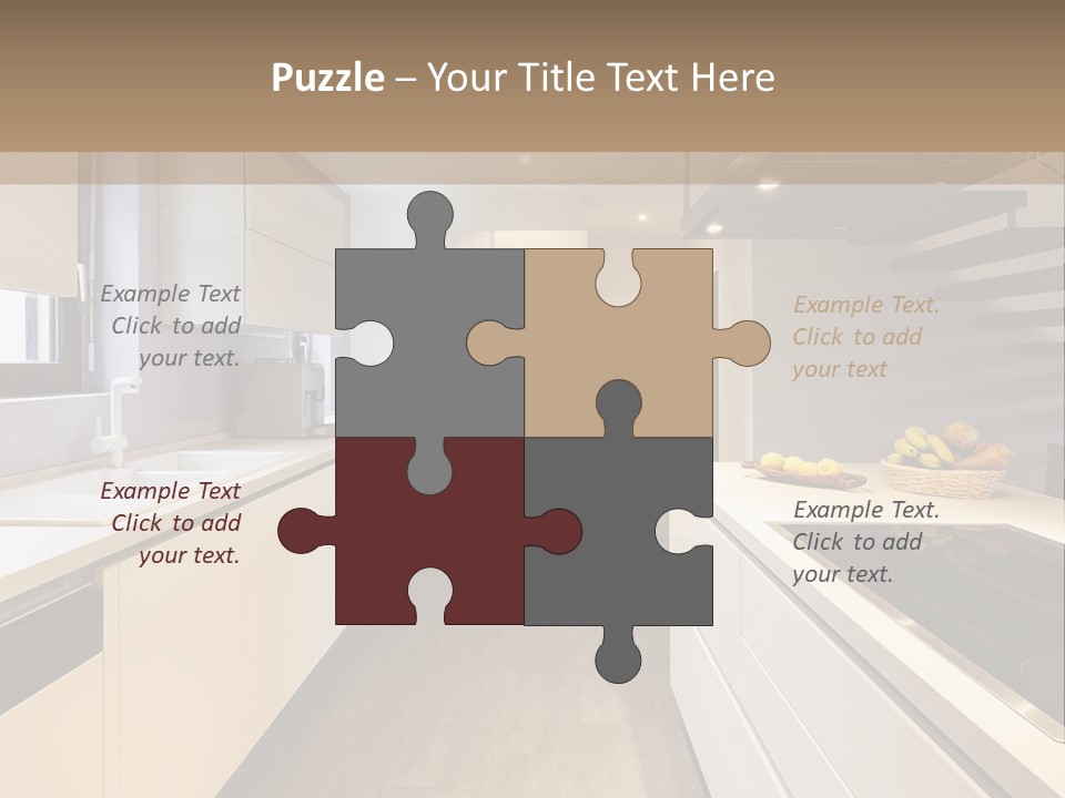 View Wall Flat PowerPoint Template