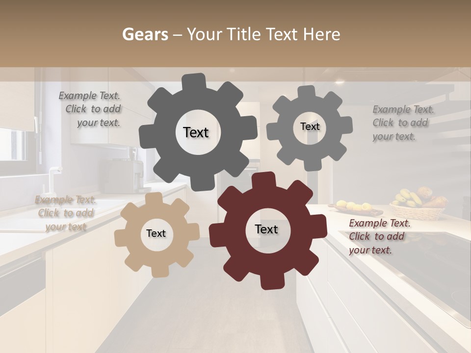 View Wall Flat PowerPoint Template