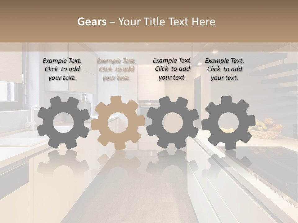 View Wall Flat PowerPoint Template