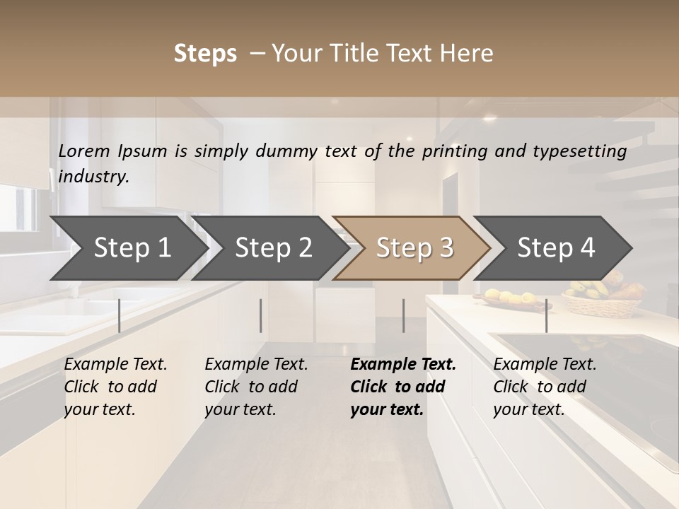 View Wall Flat PowerPoint Template