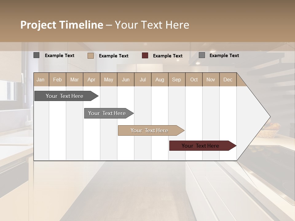 View Wall Flat PowerPoint Template