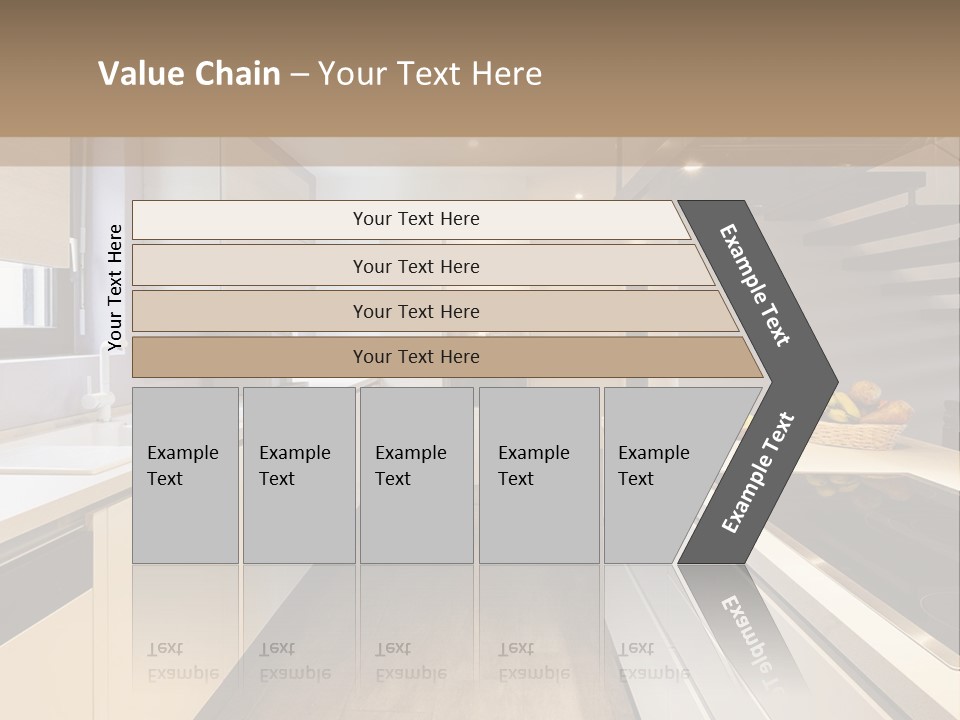 View Wall Flat PowerPoint Template