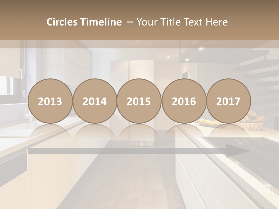 View Wall Flat PowerPoint Template