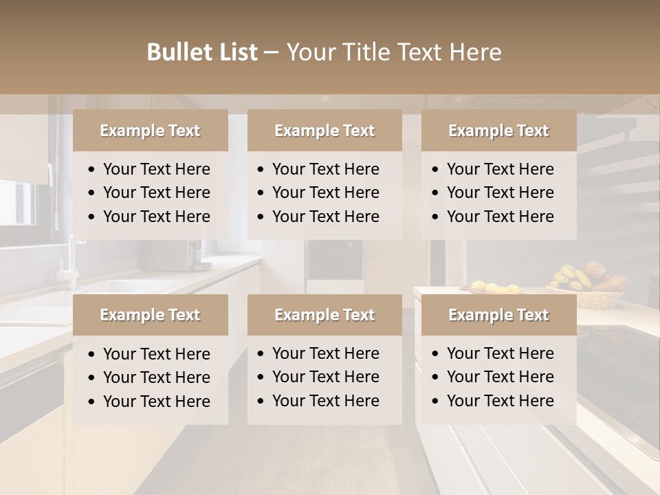 View Wall Flat PowerPoint Template