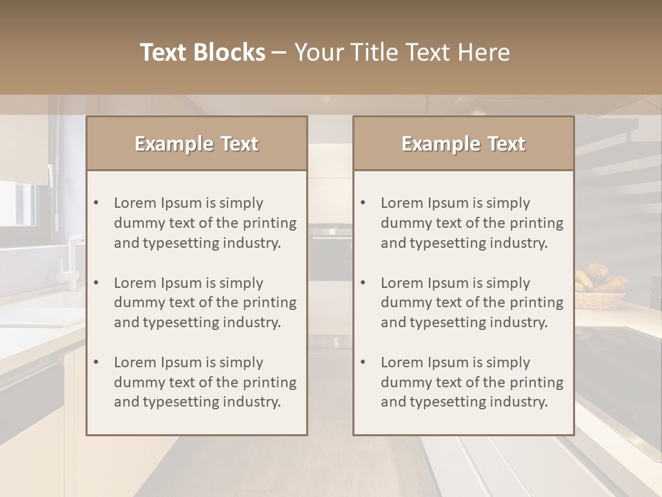 View Wall Flat PowerPoint Template