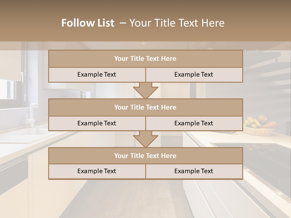 View Wall Flat PowerPoint Template