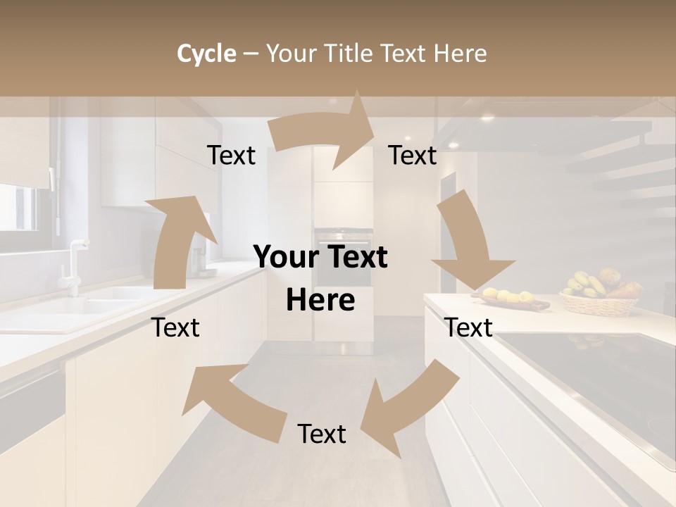 View Wall Flat PowerPoint Template