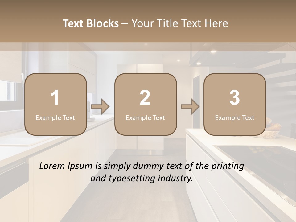 View Wall Flat PowerPoint Template