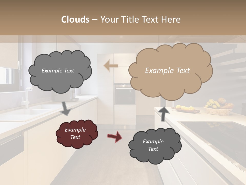 View Wall Flat PowerPoint Template