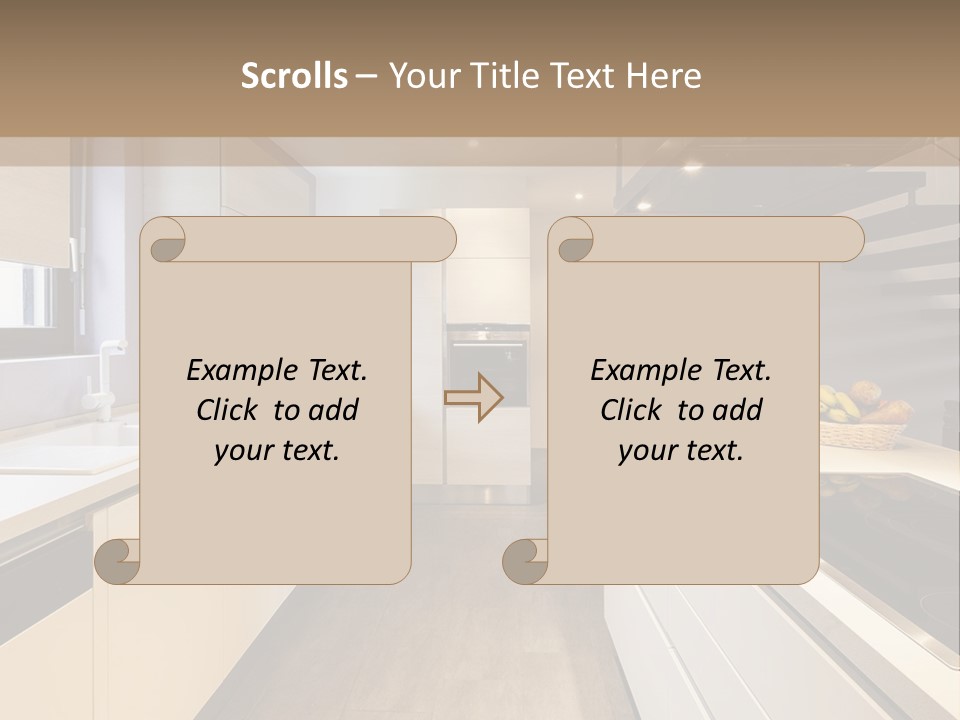View Wall Flat PowerPoint Template