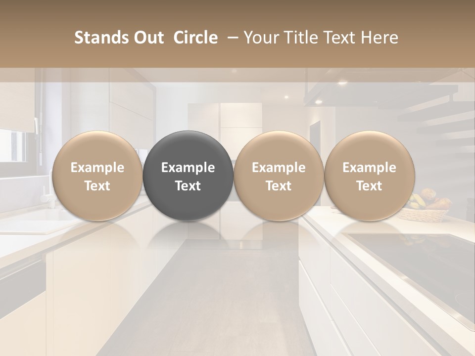 View Wall Flat PowerPoint Template