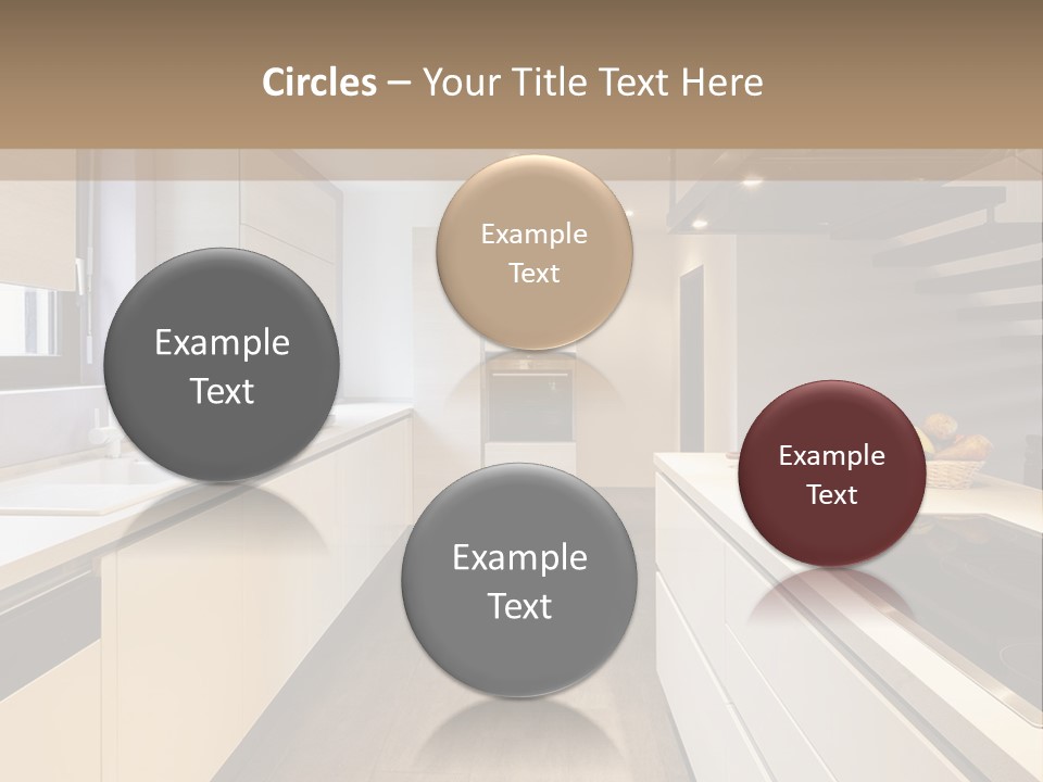 View Wall Flat PowerPoint Template