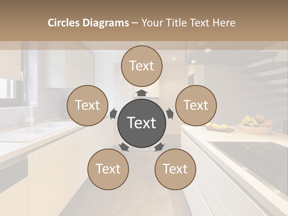 View Wall Flat PowerPoint Template