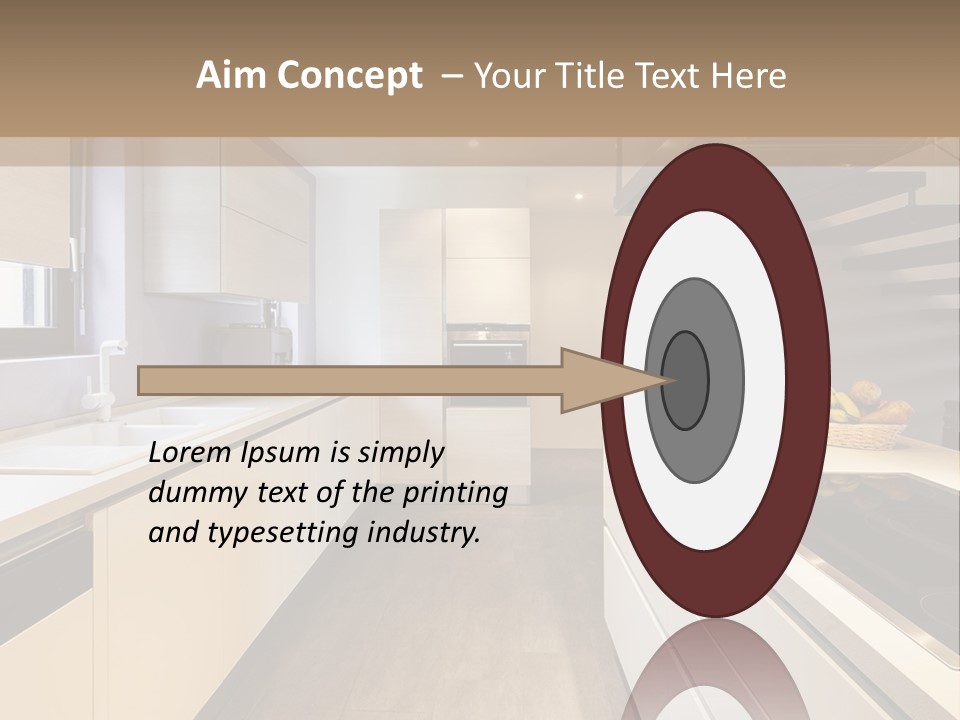 View Wall Flat PowerPoint Template