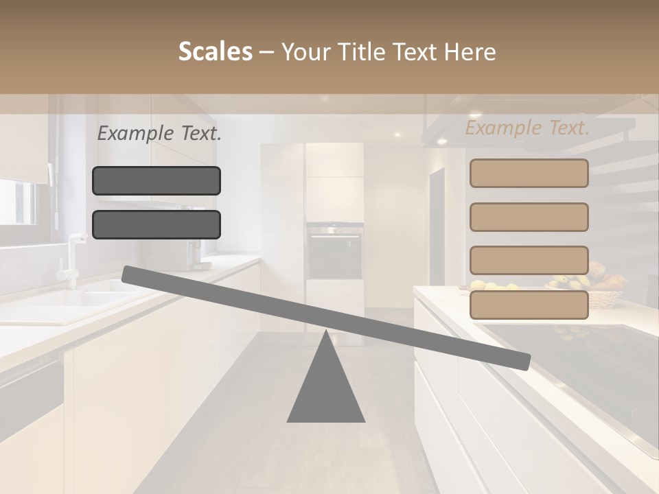 View Wall Flat PowerPoint Template