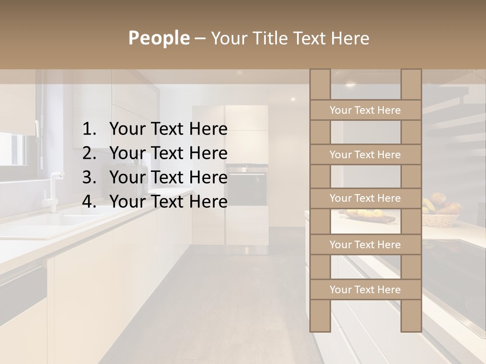 View Wall Flat PowerPoint Template