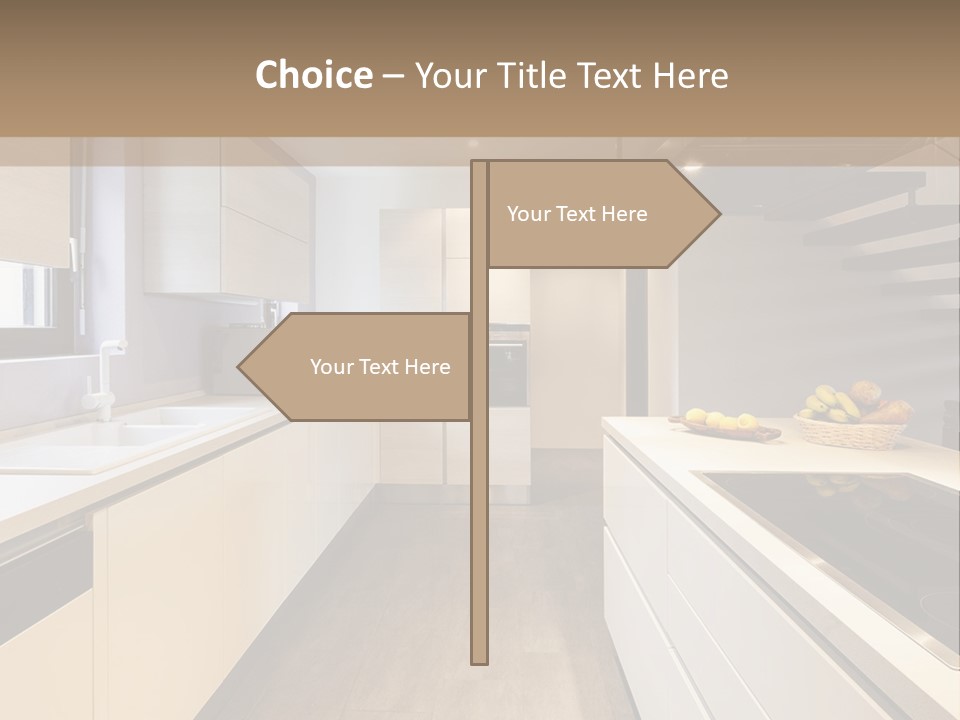 View Wall Flat PowerPoint Template