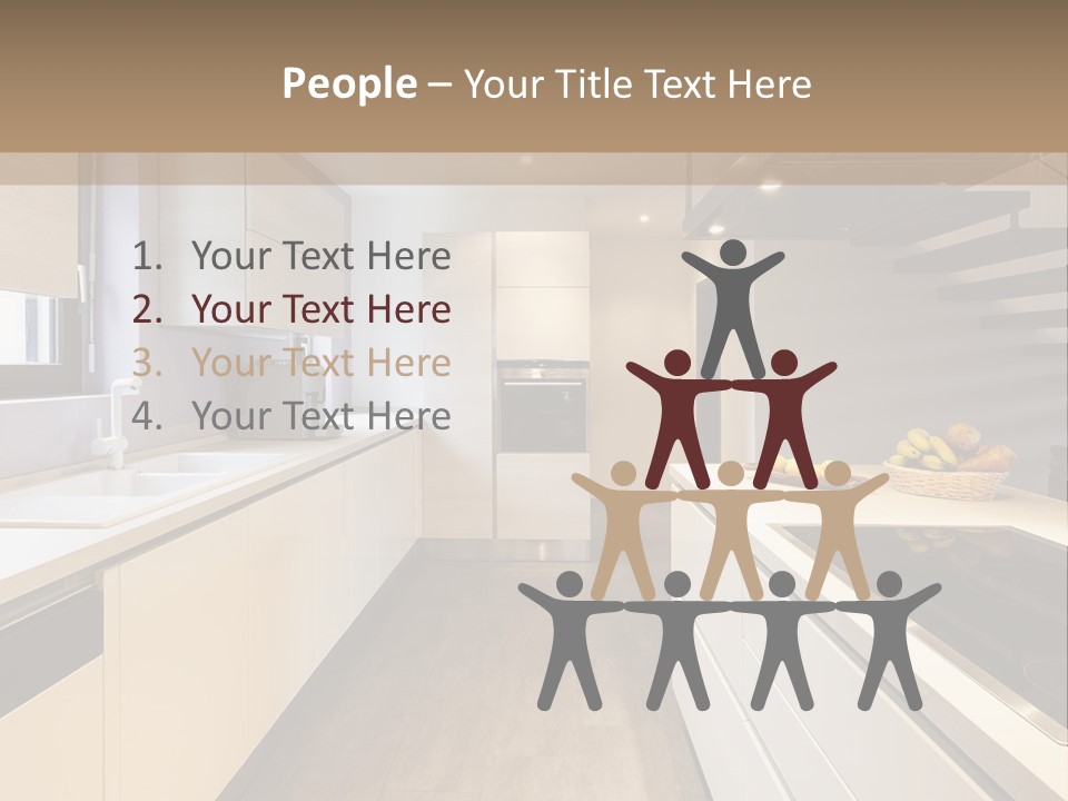 View Wall Flat PowerPoint Template