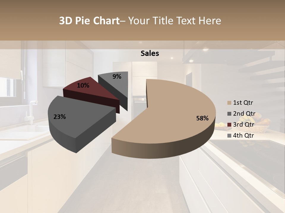 View Wall Flat PowerPoint Template
