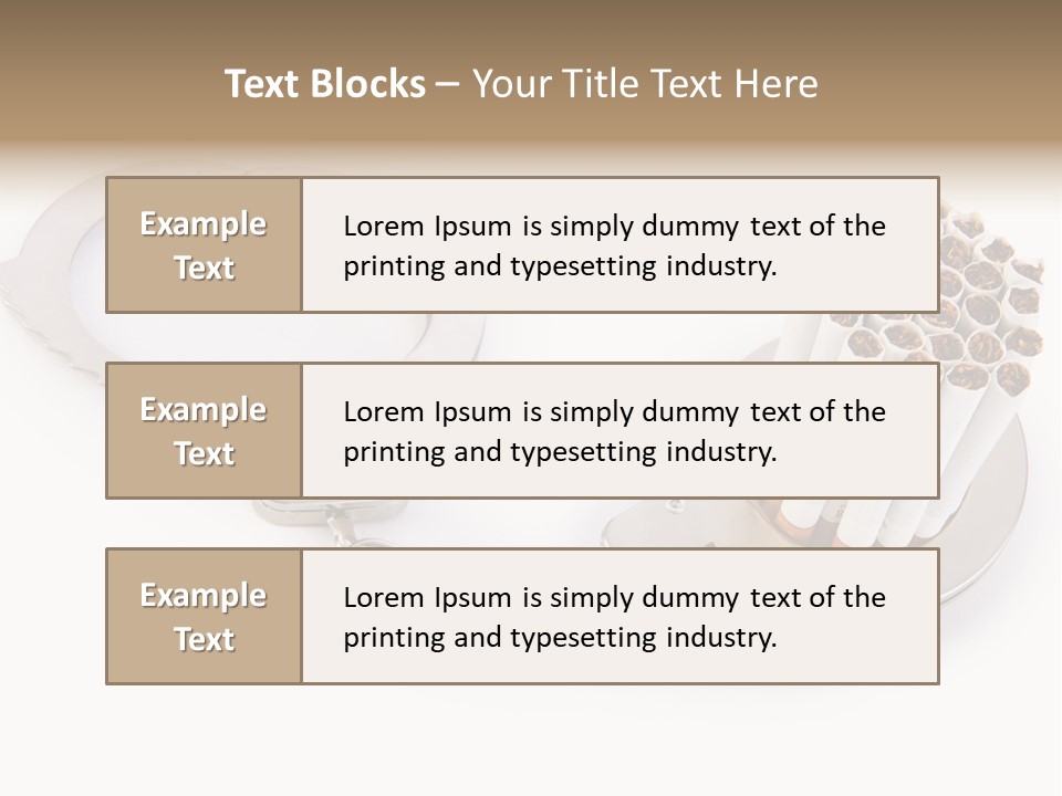 Narcotic Concepts Risk PowerPoint Template