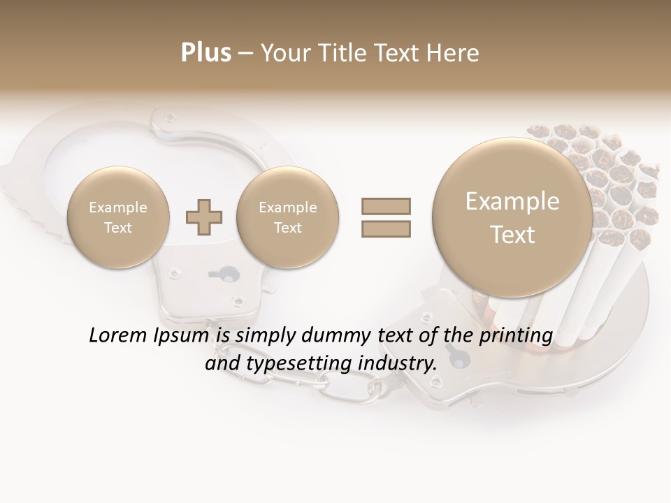 Narcotic Concepts Risk PowerPoint Template