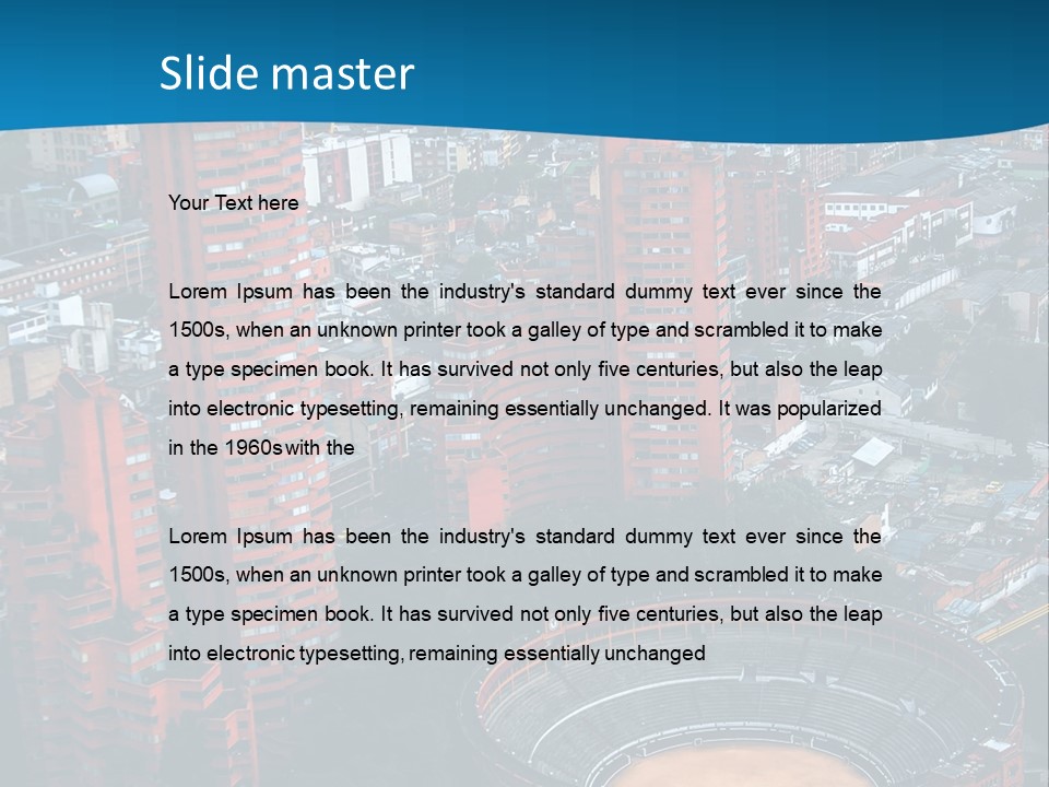 Tree Color Landscape PowerPoint Template