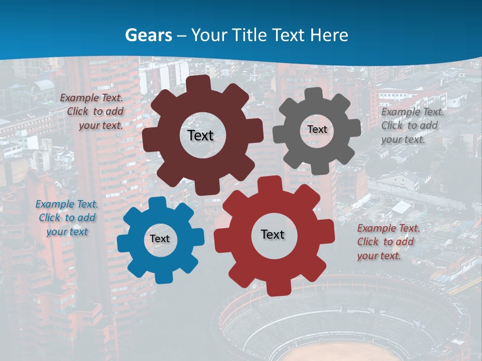Tree Color Landscape PowerPoint Template