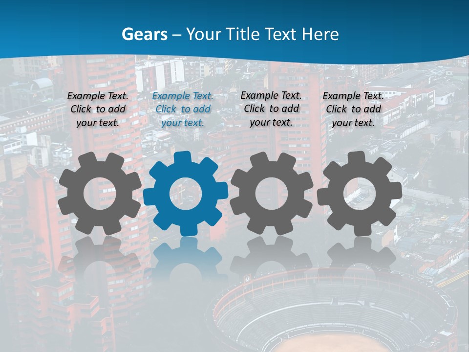 Tree Color Landscape PowerPoint Template