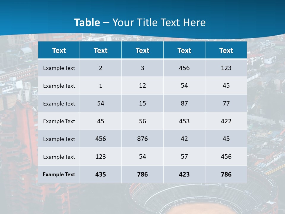 Tree Color Landscape PowerPoint Template
