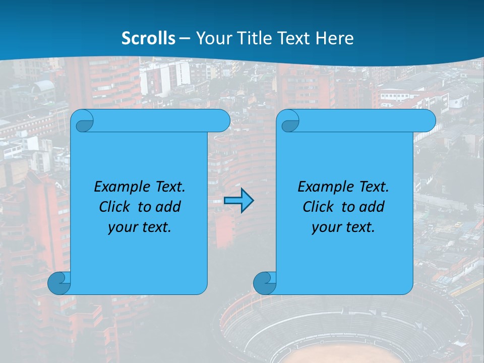Tree Color Landscape PowerPoint Template