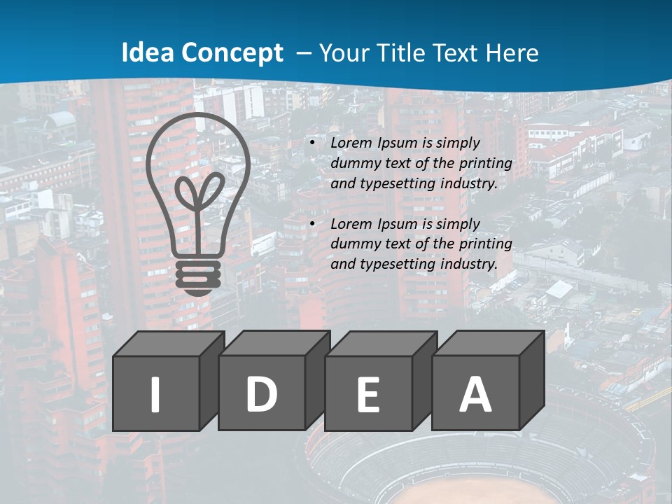 Tree Color Landscape PowerPoint Template