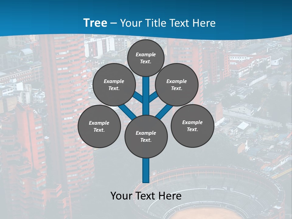 Tree Color Landscape PowerPoint Template