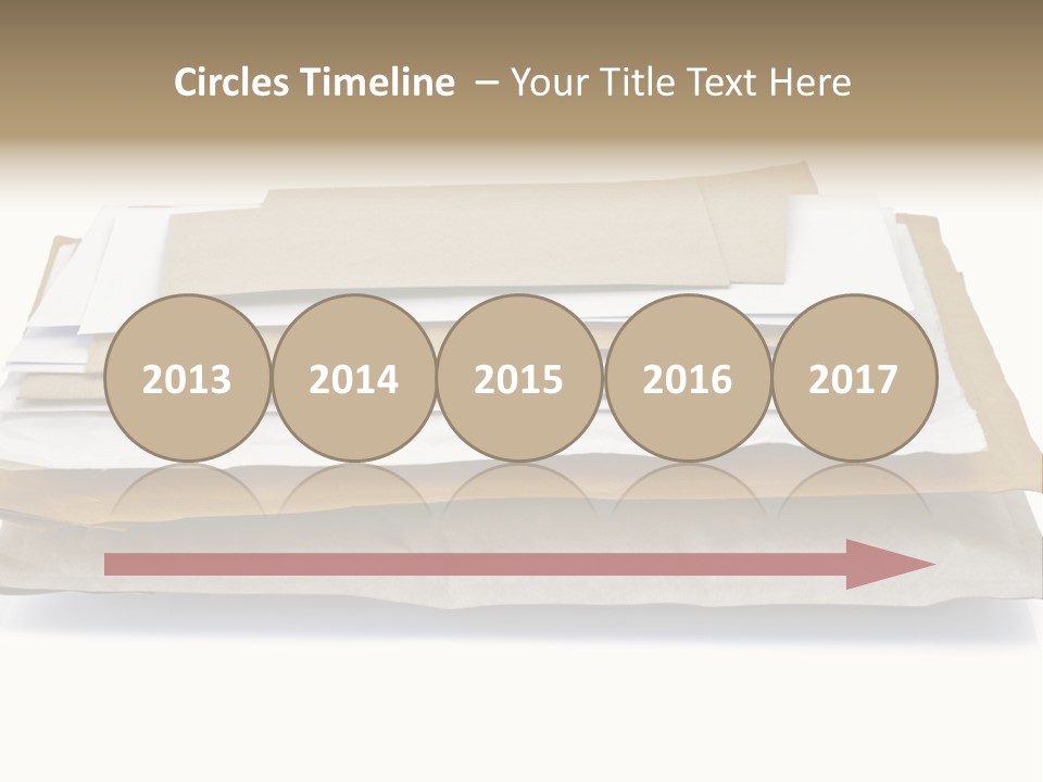 Correspondence White Background Blank PowerPoint Template