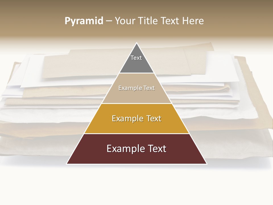 Correspondence White Background Blank PowerPoint Template